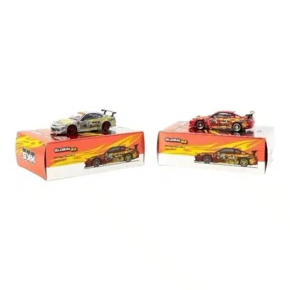 Tarmac Works 1:64 Special Edition Vertex Nissan HKS Hiper Silvia RS-2 Red Chrome T64G-023-HKSRC