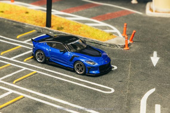 Tarmac Works 1:64 GLOBAL64 Nissan VeilSide FFZ400 Fairlady Z Blue T64G-074-BL
