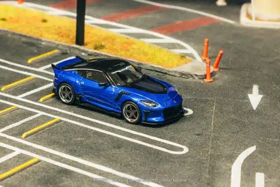 Tarmac Works 1:64 GLOBAL64 Nissan VeilSide FFZ400 Fairlady Z Blue T64G-074-BL