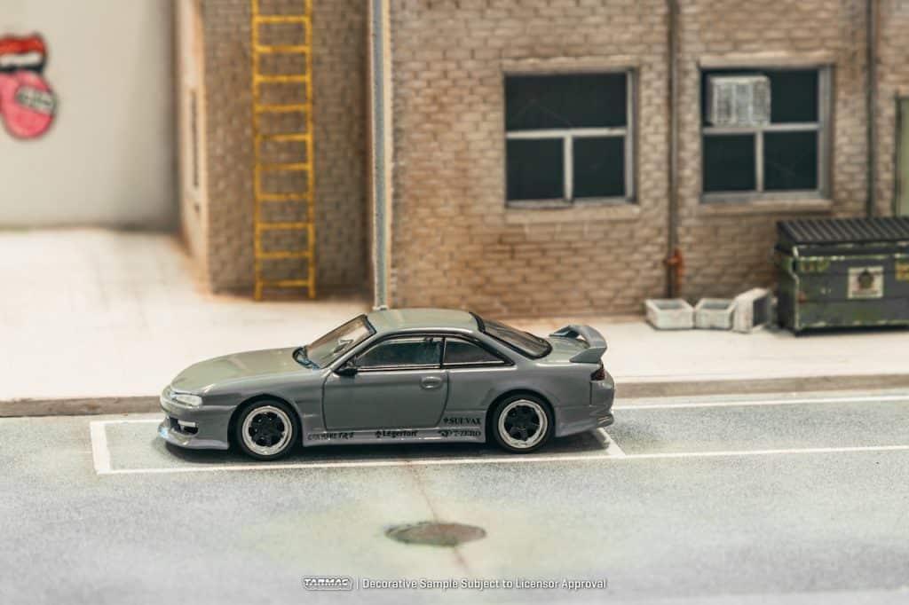 Tarmac Works 1:64 GLOBAL64 VERTEX Silvia (S 14) Grey T64G-018-GY