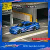 Tarmac Works 1:64 GLOBAL64 VERTEX Toyota Mark II JZX100 Blue Metallic T64G-024-BL