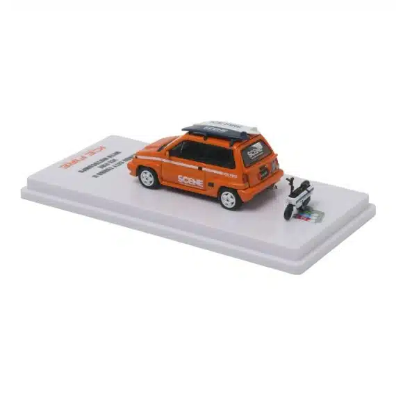 INNO64 x Scene by Ice Fire 1:64 Honda City Turbo II w/ Motocompo Limited Edition Set