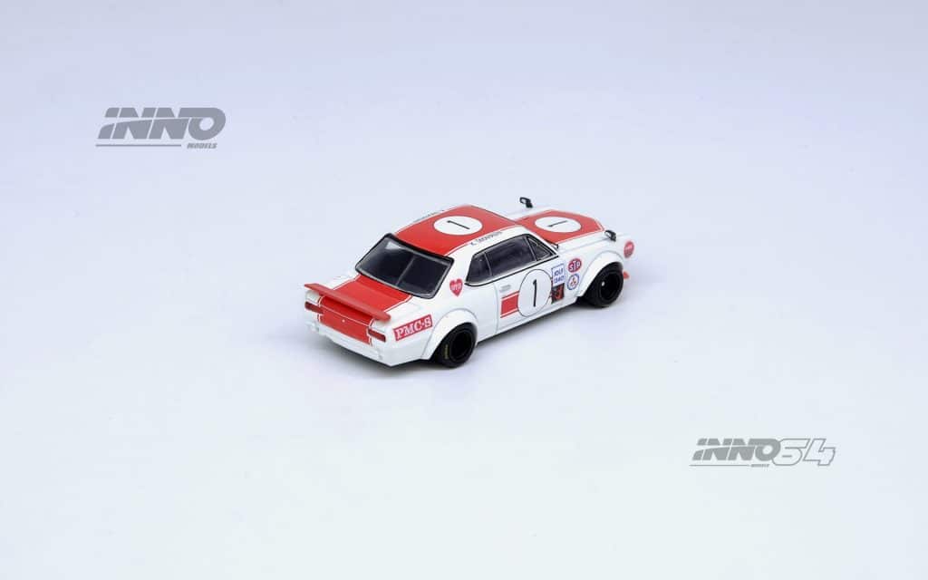 INNO64 1:64 NISSAN SKYLINE 2000 GT-R KPGC10 #1 Takahashi Kunimitsu Fuji Masters 250Km 1971 IN64-KPGC10-FM1971