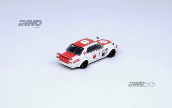 INNO64 1:64 NISSAN SKYLINE 2000 GT-R KPGC10 #1 Takahashi Kunimitsu Fuji Masters 250Km 1971 IN64-KPGC10-FM1971