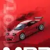 INNO64 1:64 TOYOTA MR2 (SW20) Red IN64-MR2SW20-RED