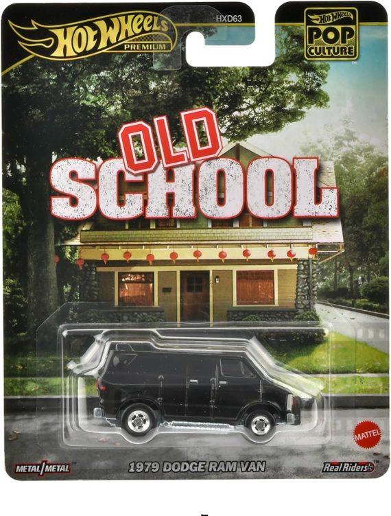 Hot Wheels Premium POP Culture Old School - 1979 Dodge RAM Van