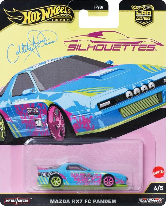 Hot Wheels Premium Car Culture Silhouettes Mazda RX7 FC Pandem
