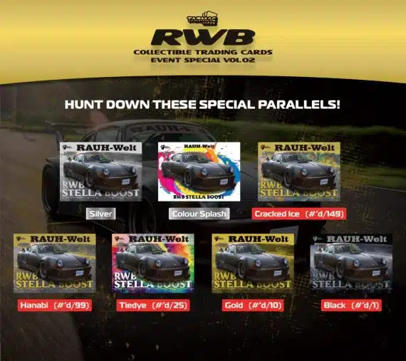 Tarmac Cards RWB Collectible Trading Cards Event Special Vol.02