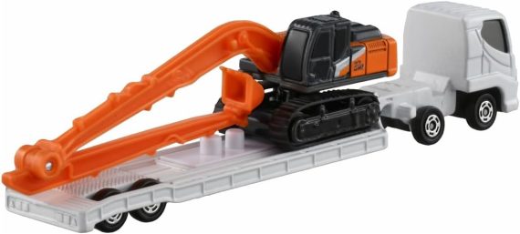 Takara Tomy Tomica Long No.143 Hitachi Construction Machinery Hydraulic Excavator ZX210-7 SLF