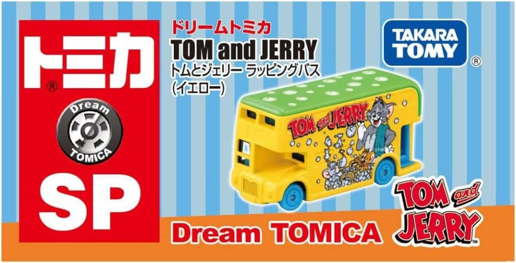 Takara Tomy Tomica Dream Tomica SP Tom and Jerry Wrapping Bus (Yellow)