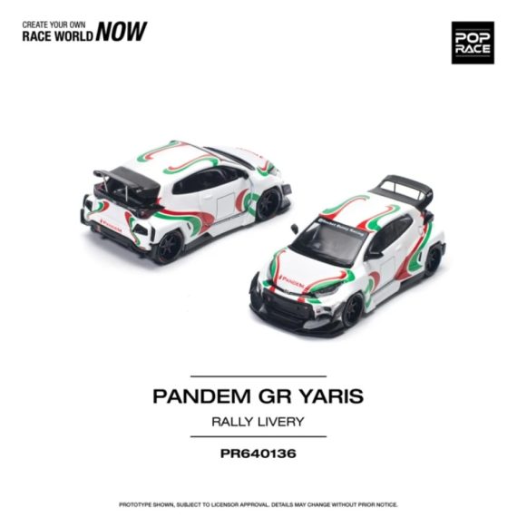 POPRACE 1:64 Pandem GR Yaris PR640136