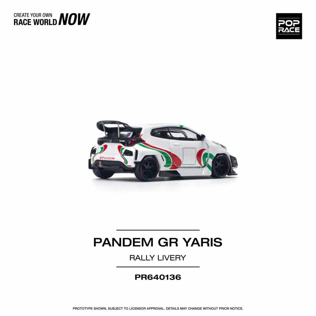 POPRACE 1:64 Pandem GR Yaris PR640136