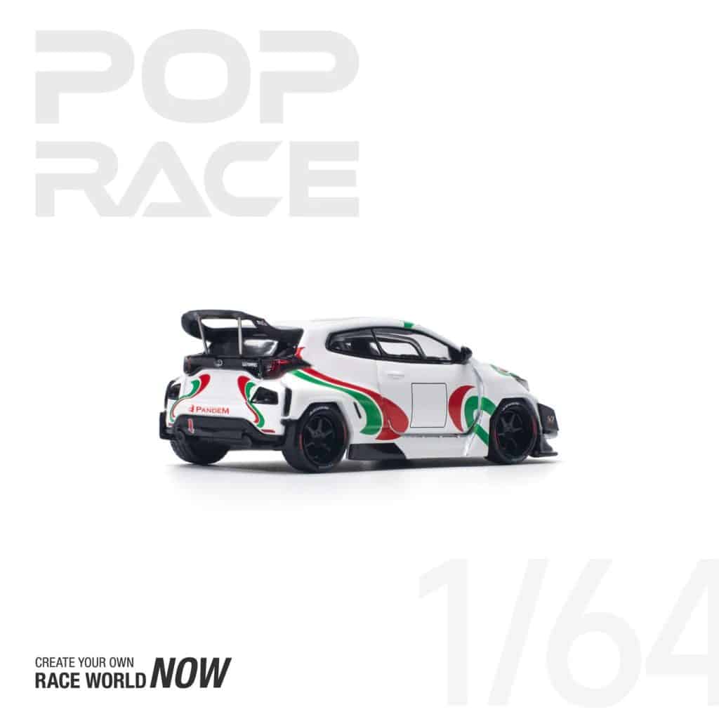 POPRACE 1:64 Pandem GR Yaris PR640136