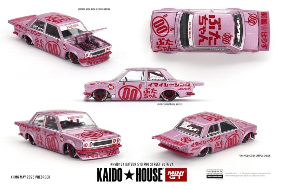 MINI GT No.161 Kaido House Datsun 510 Pro Street Buta V1 KHMG161