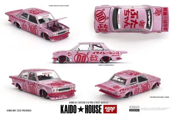 MINI GT No.161 Kaido House Datsun 510 Pro Street Buta V1 KHMG161