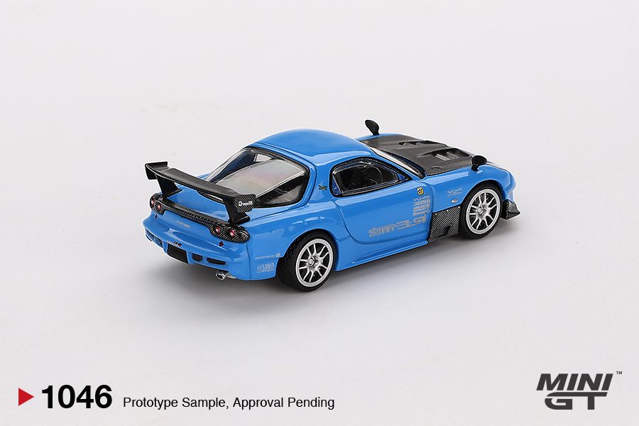 MINI GT No.1046 Mazda RX-7 RE-Amemiya 20B NA 3ROTOR-7 “Ama-san Go” MGT01046