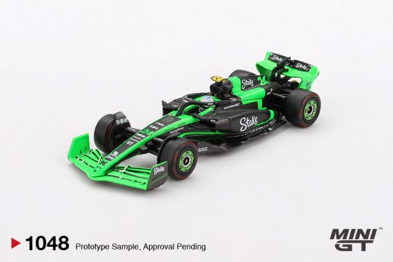 MINI GT No.1048 Kick Sauber C44 #24 Guanyu Zhou 2024 F1 2024 Chinese GP MGT01048