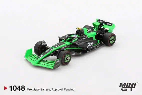 MINI GT No.1048 Kick Sauber C44 #24 Guanyu Zhou 2024 F1 2024 Chinese GP MGT01048