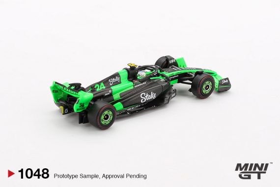MINI GT No.1048 Kick Sauber C44 #24 Guanyu Zhou 2024 F1 2024 Chinese GP MGT01048