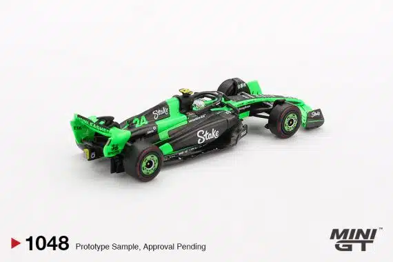 MINI GT No.1048 Kick Sauber C44 #24 Guanyu Zhou 2024 F1 2024 Chinese GP MGT01048
