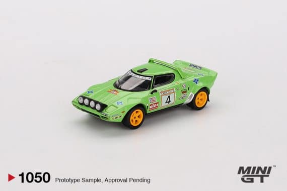 MINI GT No.1050 Lancia Stratos HF #4 1979 Spanish Rally Champion MGT01050