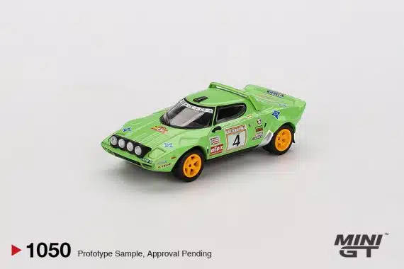 MINI GT No.1050 Lancia Stratos HF #4 1979 Spanish Rally Champion MGT01050