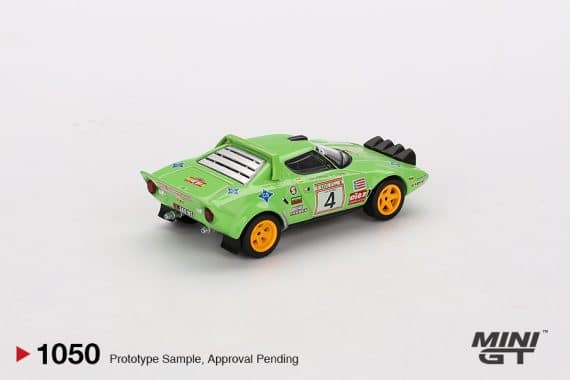 MINI GT No.1050 Lancia Stratos HF #4 1979 Spanish Rally Champion MGT01050