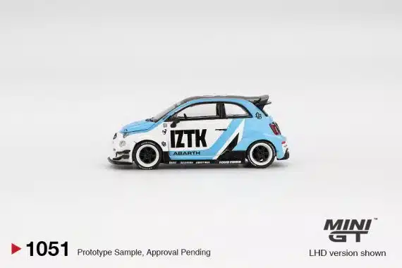 MINI GT No.1051 Abarth 595 LB-WORKS x Abas Works IZTK MGT01051