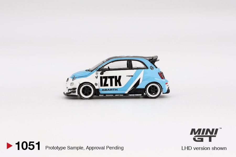 MINI GT No.1051 Abarth 595 LB-WORKS x Abas Works IZTK MGT01051