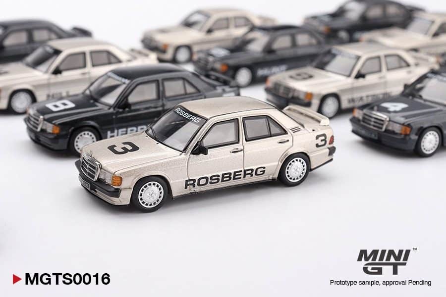 MINI GT 1984 Nürburgring Race of Champions Mercedes Benz Set Limited Edition 5000 Sets MGTS0016