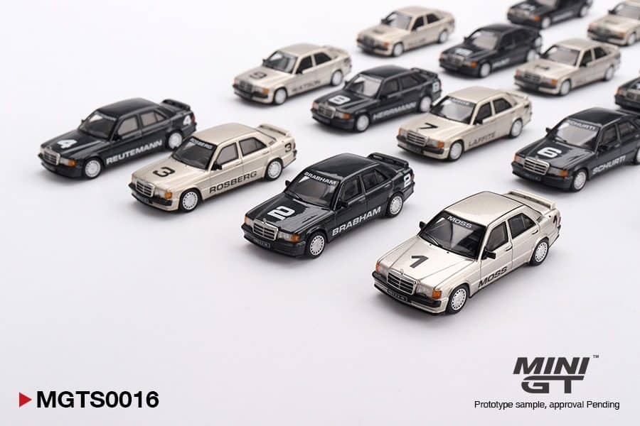 MINI GT 1984 Nürburgring Race of Champions Mercedes Benz Set Limited Edition 5000 Sets MGTS0016