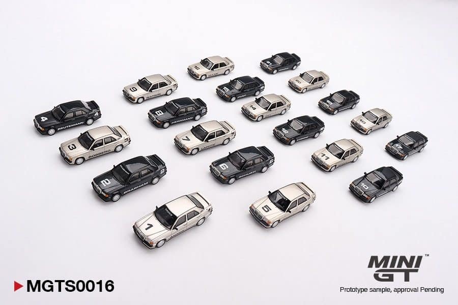 MINI GT 1984 Nürburgring Race of Champions Mercedes Benz Set Limited Edition 5000 Sets MGTS0016