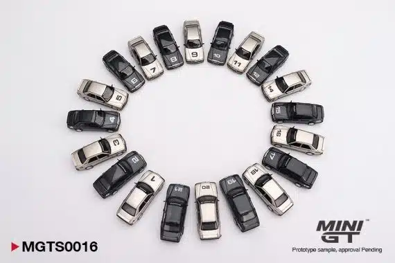 MINI GT 1984 Nürburgring Race of Champions Mercedes Benz Set Limited Edition 5000 Sets MGTS0016