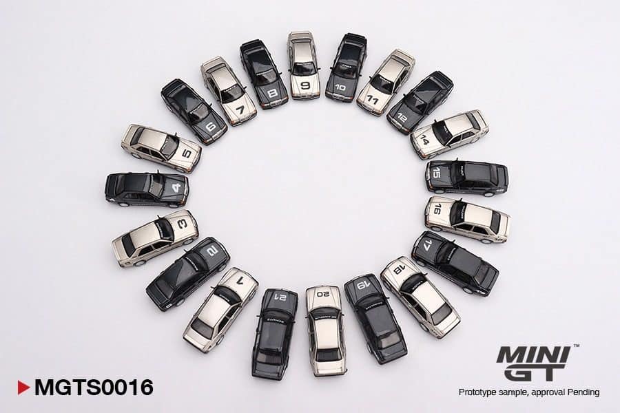 MINI GT 1984 Nürburgring Race of Champions Mercedes Benz Set Limited Edition 5000 Sets MGTS0016