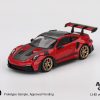 MINI GT No.1060 Porsche 911 (992) GT3 RS Weissach Package Guards Red MGT01060