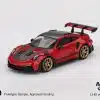 MINI GT No.1060 Porsche 911 (992) GT3 RS Weissach Package Guards Red MGT01060