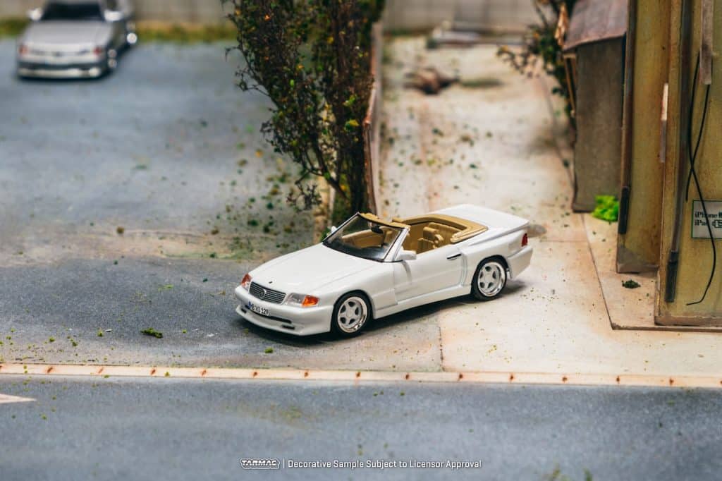Tarmac Works 1:64 GLOBAL64 Mercedes-Benz SL 500 Koenig Specials White T64G-045-WH