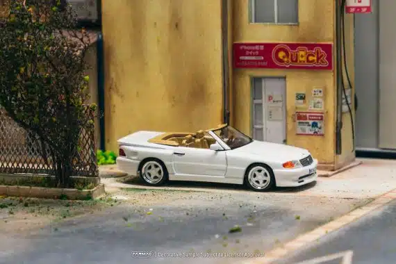 Tarmac Works 1:64 GLOBAL64 Mercedes-Benz SL 500 Koenig Specials White T64G-045-WH