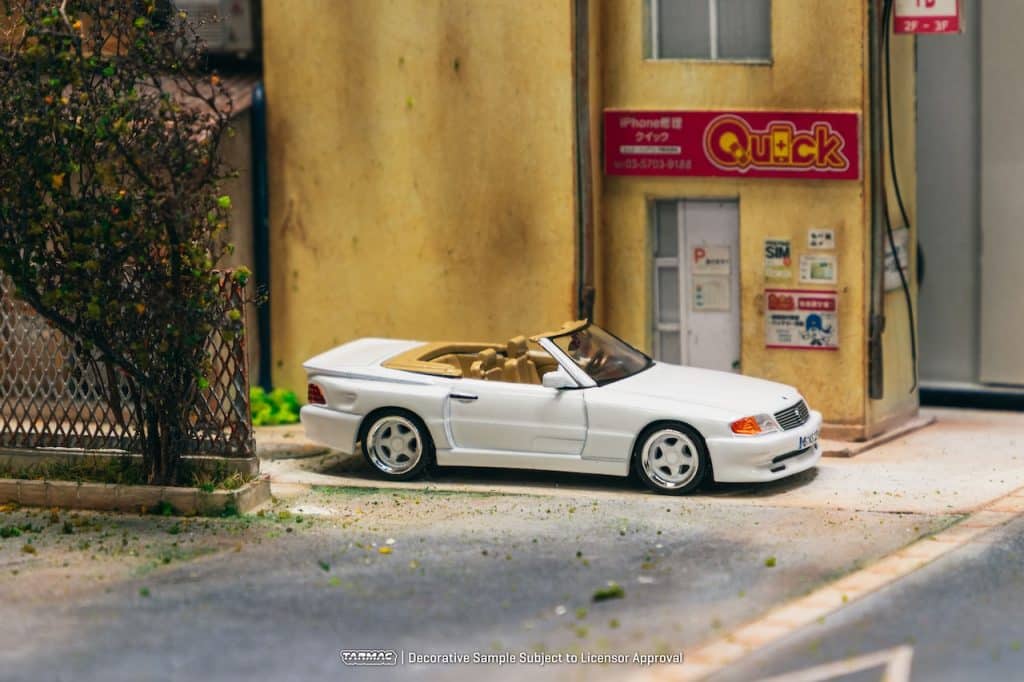 Tarmac Works 1:64 GLOBAL64 Mercedes-Benz SL 500 Koenig Specials White T64G-045-WH
