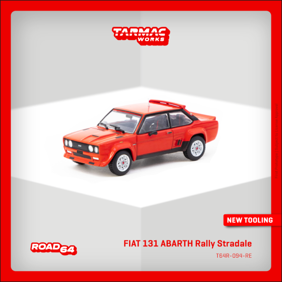 Tarmac Works 1:64 ROAD64 FIAT 131 ABARTH Rally Stradale Red T64R-094-RE