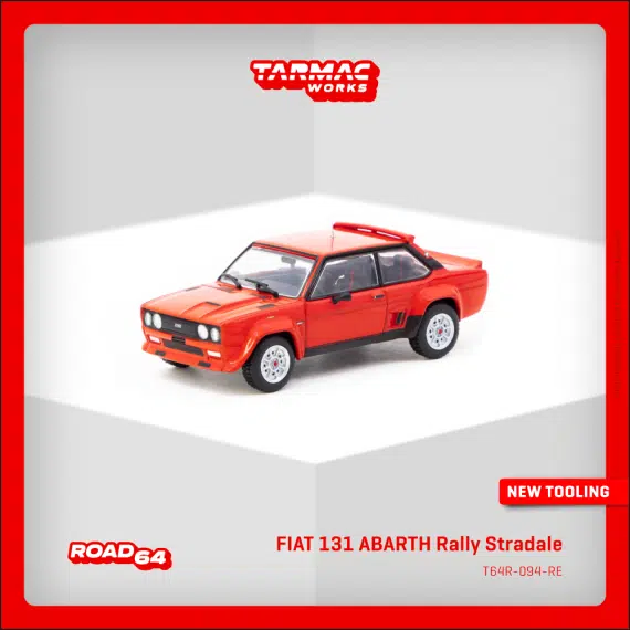 Tarmac Works 1:64 ROAD64 FIAT 131 ABARTH Rally Stradale Red T64R-094-RE