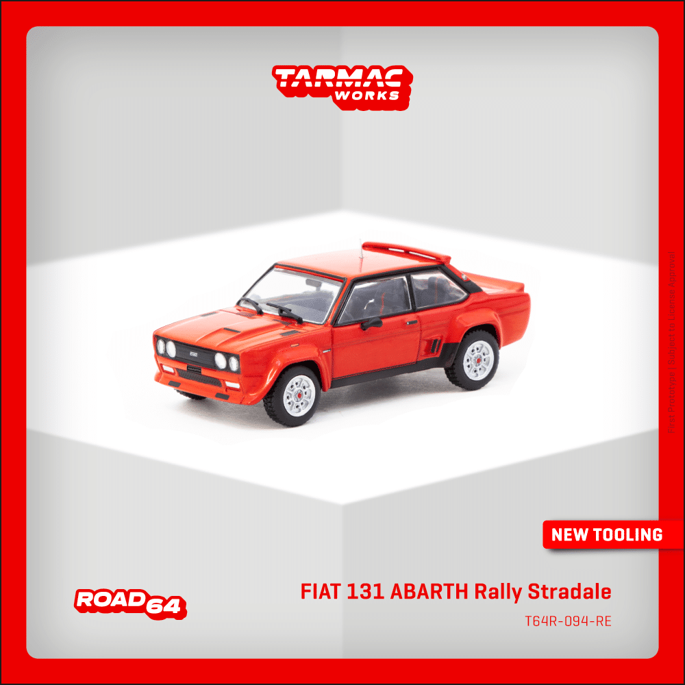 Tarmac Works 1:64 ROAD64 FIAT 131 ABARTH Rally Stradale Red T64R-094-RE