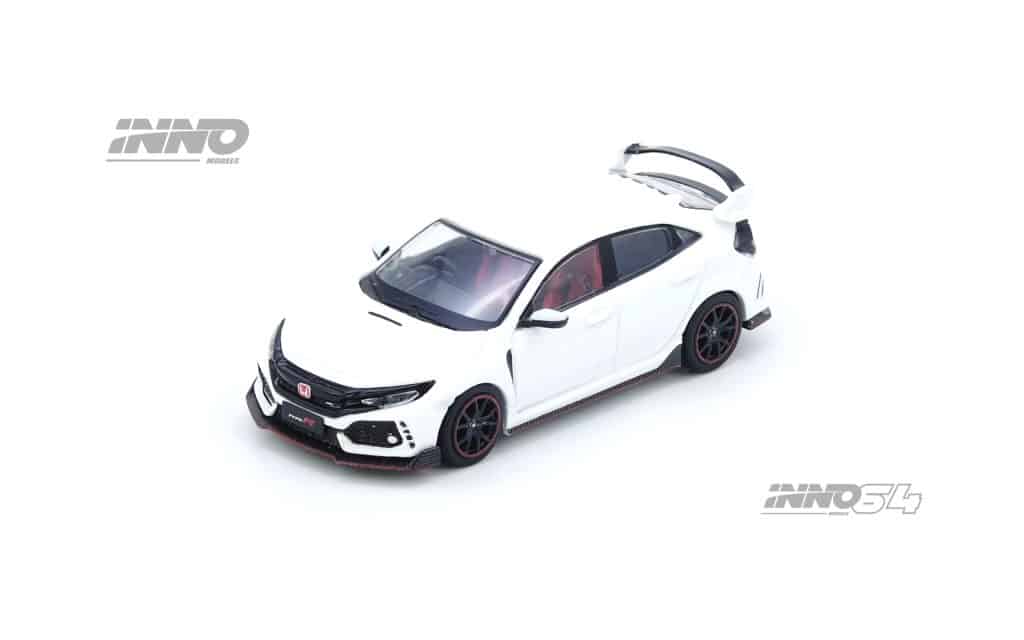 INNO64 1:64 HONDA CIVIC TYPR-R (FK8) White IN64-FK8-WHI