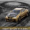 INNO64 1:64 TOP SECRET R34 GT-R Gold IN64-R34TS-GOLD
