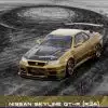 INNO64 1:64 TOP SECRET R34 GT-R Gold IN64-R34TS-GOLD