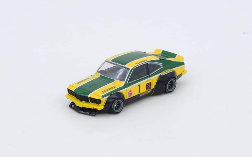 INNO64 1:64 MAZDA SAVANNA RX3 "KATAYAMA RACING" Livery IN64-RX3-KTYM