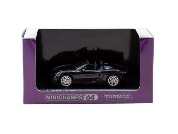 MINICHAMPS X Tarmac Works 1/64 Porsche 718 Spyder RS Limited 1776 Viola Metallic