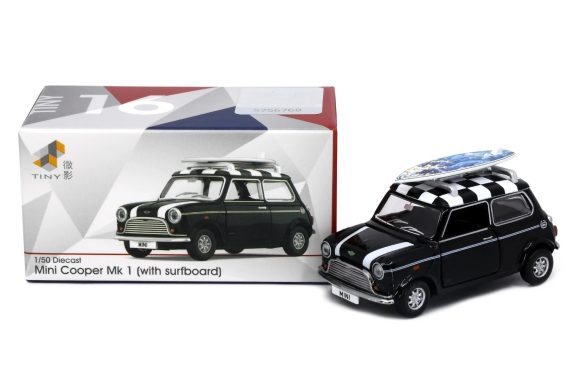 TINY Mini Cooper MK 1 (with surfboard) ATC66196