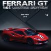 Tarmac Works 1:64 CENTAURIA x IXO COLLECTIONS FERRARI 488 PISTA 2018 IXC.FSD.FE.013-E