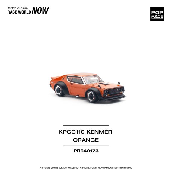 POPRACE 1:64 Skyline GT-R V8 Drift (Kenmeri) PR640173